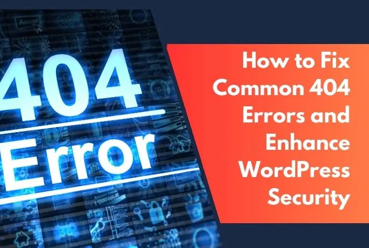 picture showing 404 error written and how to fix it